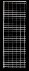 Стенка решетчатая 1830-635 мм (9001), Молочный