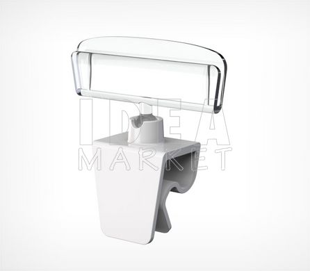 Тримач цінника на посуд 0 мм /прозорий, Прозорий