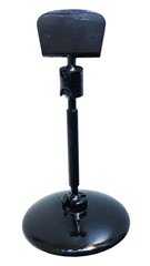 Держатель ценника на круглой подставке черный 50 мм, Черный