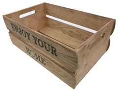 Ящик деревянный с рейки ''ENJOY YOUR HOME'' 400x240x150мм