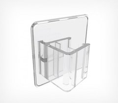 Клипса для крепления пластиковых рамок под углом 0 ° к поверхности, прозрачная, Прозрачный